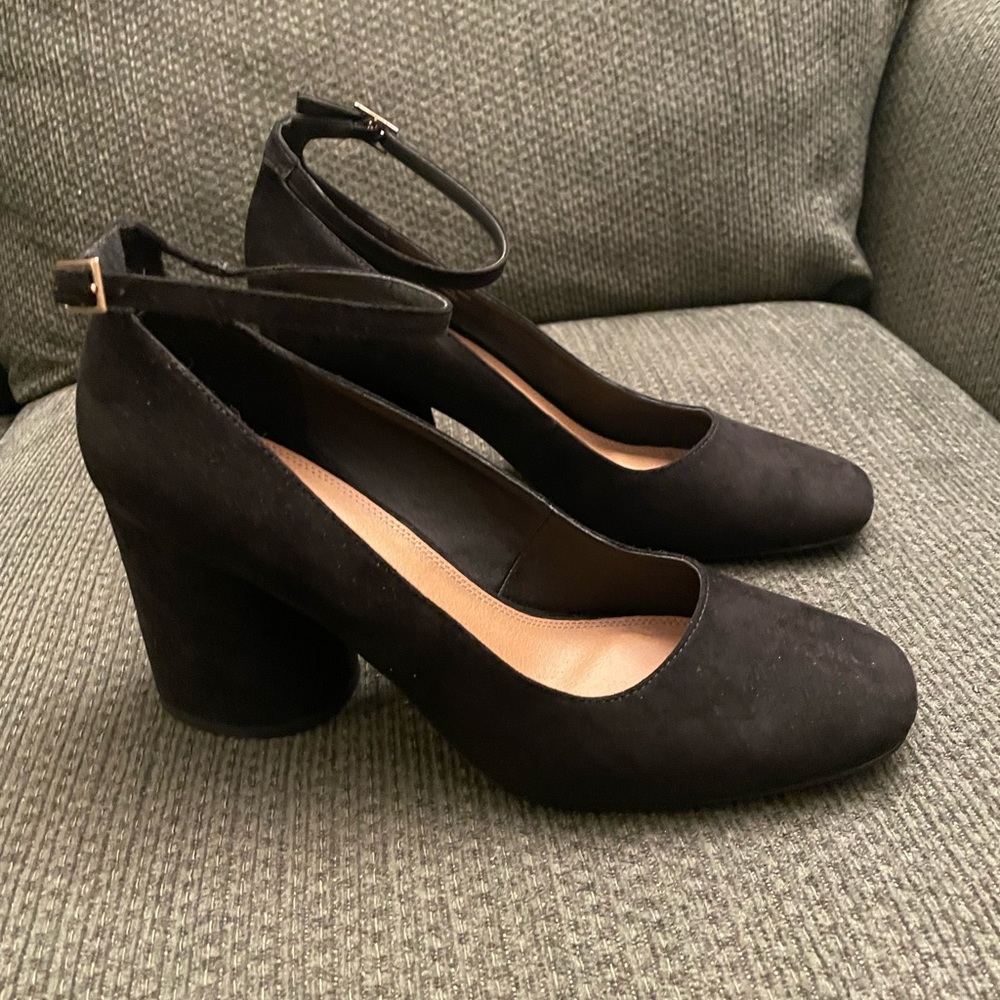 ASOS Black Suede Heels